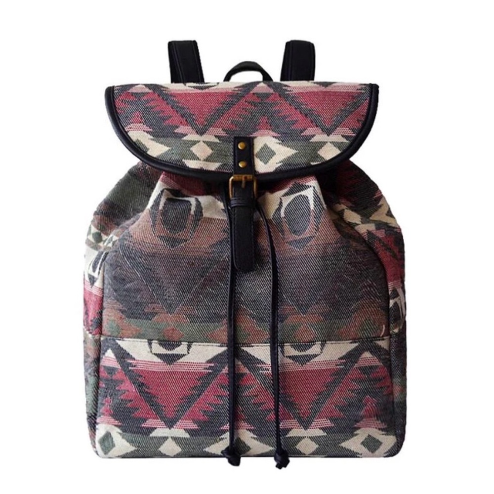 🆕 Women’s Mini Backpack Purse Tribal Reggae Beach Bohemian Aztec Bag